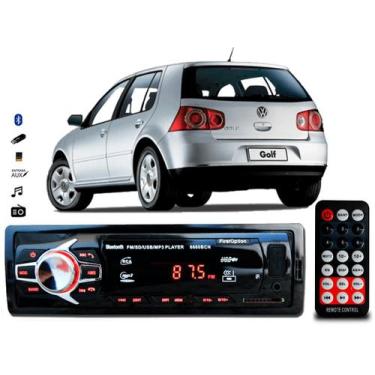 Imagem de Aparelho De Som Mp3 Vw Golf Bluetooth Pendrive Rádio - OESTESOM
