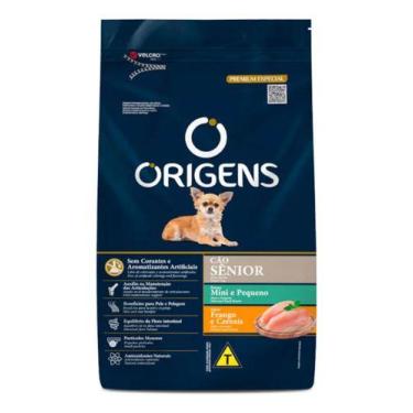 Imagem de Ração Origens Premium Cães Sênior Pequenos Frango 1kg