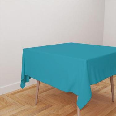 Imagem de Toalha De Mesa Quadrada 4 Lugares Tecido Oxford Lisas - 140x140cm - Co