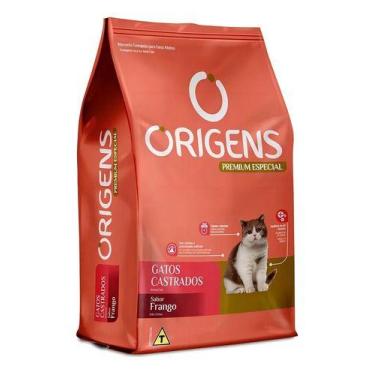 Imagem de Ração Origens Gatos Castrados Frango 3 Kg