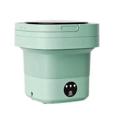 Imagem de Máquina de Lavar Roupa Mini Portátil 6,5L Ideal para Pequenos Espaços 