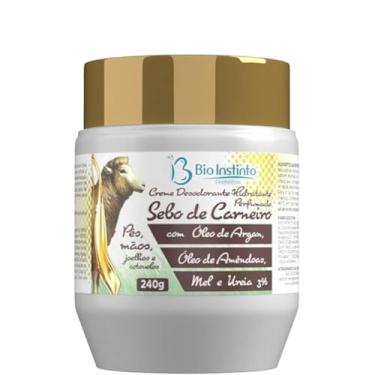 Imagem de Bio Instinto Sebo de Carneiro - Creme Hidratante Pés e Mãos Argan e Ureia 240g