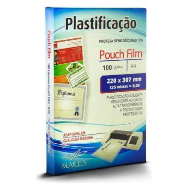 Imagem de Plástico Para Plastificação Polaseal A4 220x307 0,05mm 100un - MARES