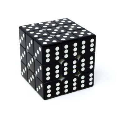 Imagem de Cubo Mágico Profissional Vinci Cube Dado - Preto (3x3x3)
