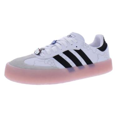 Imagem de adidas Tênis feminino Sambae, Branco/preto/rosa e branco, 40