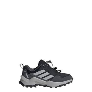 Imagem de adidas Tênis infantil unissex Terrex Ax4s Speed Lace para caminhada (criança pequena), Preto/cinza/cinza., 11 Little Kid