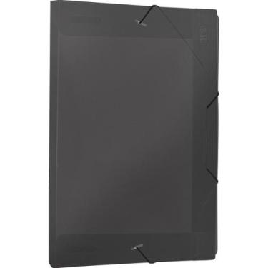 Imagem de Pasta Aba Elástico Polipropileno 0,50mm Ofício Lombo 20mm Fumê - Tilib