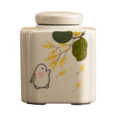 Imagem de DimyFew Lata de chá pequena com tampas, pote, latas de chá, organizador, jarra, caixa de armazenamento para restaurantes, biscoitos, despensa, chás a granel,