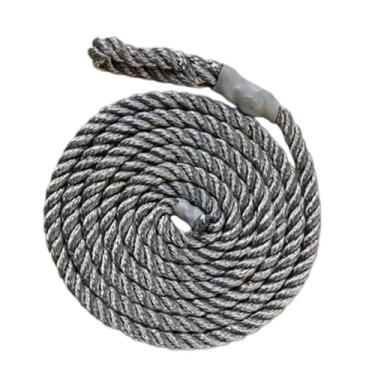 Imagem de simhoa Linha de ancoragem para defensa de barco, alta resistência, ponta chicoteada, resistente ao desgaste, com ilhós, bolsa de poliéster, boia, corda