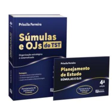 Imagem de Súmulas e OJS do TST - Organização Estratégica e Sistematizada + Planner 2025