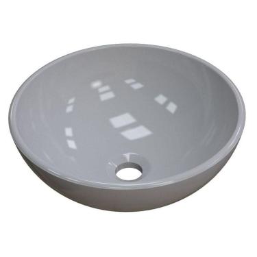 Imagem de Cuba Pia De Apoio Para Banheiro Redonda Bowl 30 C08 Cinza