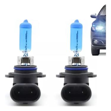 Imagem de Par De Lâmpadas Hb3 Super Branca 8500k 12v 65w Efeito Xênon