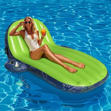 Imagem de Espreguiçadeira inflável pesada Pool Floats JOSEN para adultos