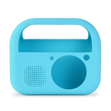Imagem de Capa de silicone compatível com Leapfrog Let's Record Music Player, azul (apenas capa)