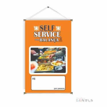 Imagem de Banner pronto Self Service BA 343 medida 45x70 cm arte pronta