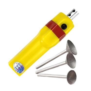 Imagem de Colaxi Máquina de polimento de ponta de taco de sinuca elétrica para moldagem e substituição, polidor elétrico leve de 16x4,5x4 cm, 3pcs S M L