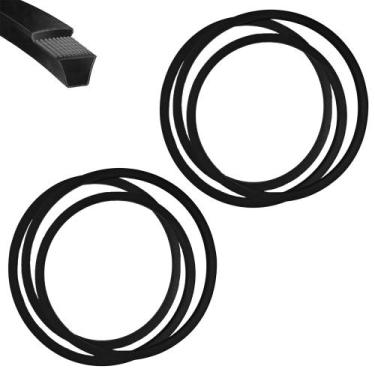 Imagem de Correia Em V Lisa Industrial Transmissão Polia B114 - 2 Uni Borrachas 