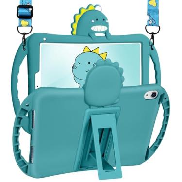 Imagem de Wazzasoft Capa de silicone para iPad mini 7/6 de 8,3 polegadas, meninas, meninos, fofa, Kawaii, 3D, feminina, macia, com suporte + alça Funda para Apple iPad mini 6ª geração Mini A17 Pro