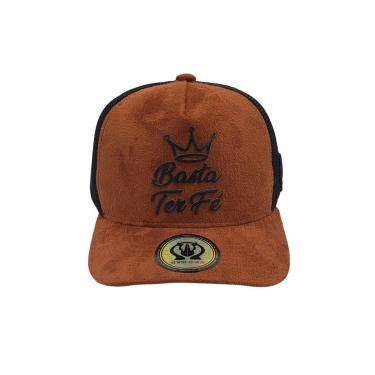 Imagem de Bone Trucker Rhino Size Camurca Marrom Terra-Masculino