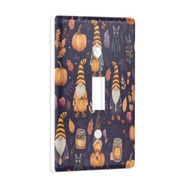 Imagem de Blueangle Capa para placa de parede para interruptor de luz - Gnomos fofos potes de doces capa decorativa para tomada de parede, tamanho 1 - gangue 4,53 x 2,76 polegadas (288)