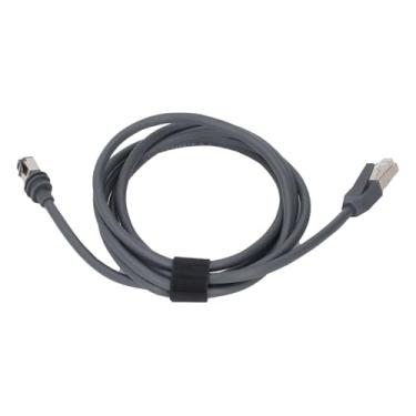 Imagem de Hyuduo 46m de 150 Pés Internet Cablehigh Speed ​​1200Mbpsrj45 Substituição de Cablegen3 à Prova de Intempéries Com Tampas de Proteção para Uso de Uso Externo e Interno e Configuração