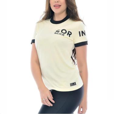 Imagem de Camisa Corinthians Oficial Licenciada Feminina CP Off White-Feminino