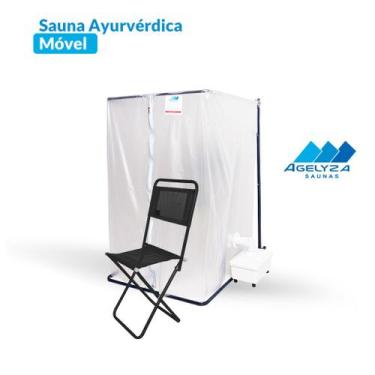 Imagem de Sauna Residencial Ayurvédica Móvel com Vaporizador e Acessórios - Agel