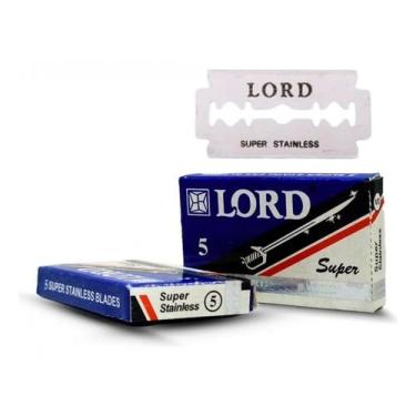 Imagem de Lâmina de Barbear Lord Super - 5 Unidades para Navalhetes e Aparadores