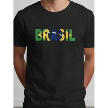 Imagem de Camiseta Casual Masculina Copa do Mundo 2026 Jogos Malha em Algodão do