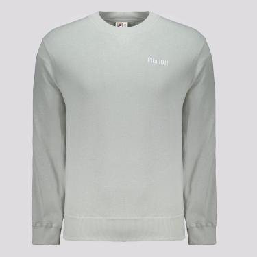 Imagem de Moletom Fila Over 1911 Union Verde Claro-Masculino