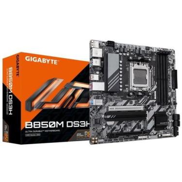 Imagem de Placa Mãe Gigabyte B850M DS3H AM5 4xDDR5 B850M DS3H mATX