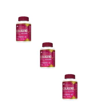 Imagem de Kit 3x Colágeno Verisol + Ácido Hialurônico 3x120 cáps Flora-Unissex