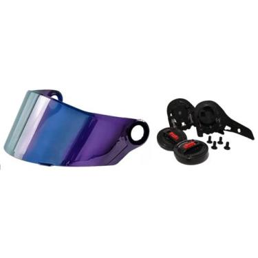 Imagem de Viseira Camaleao + Kit Completo Fixador LS2 (FF358 / FF396) / HELT (ST