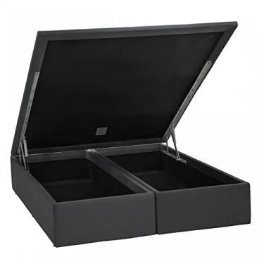 Imagem de Base Baú Physical Camurça Queen 158x198x39cm Ortobom Cinza