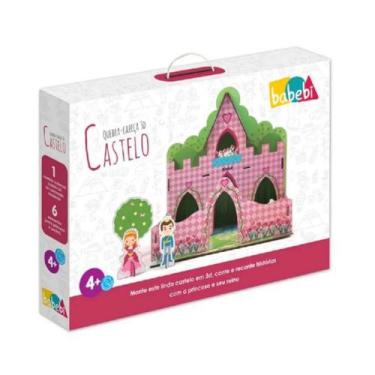 Imagem de Quebra Cabeça Infantil Castelo 3D Babebi
