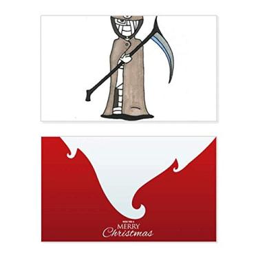 Imagem de Egypt Mummy Halloween Death Horus Holiday Merry Christmas Cartões de parabéns Mensagem de Natal