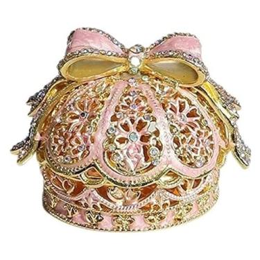 Imagem de Caixas Pequena caixa de jóias caixa de armazenamento de jóias para proposta de casamento penteadeira ou móveis para casa caixa de jóias titular Presentes (Color : A)