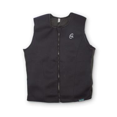 Imagem de Challenge Weighted Workoutwear - Colete de treino pesado, colete pesado de compressão, coletes de peso para treinamento de força com pesos espessos, colete de peso de até 5,4 kg, GG