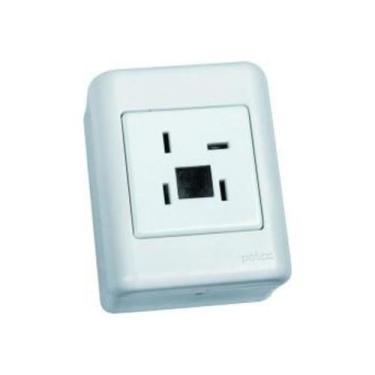 Imagem de Tomada Para Telefone Com Ad Am 2 Ct 3263br F.l - Perlex