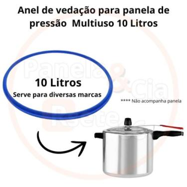 Imagem de Anel de vedação para panela de pressão 10 LITROS multiuso - não acompa