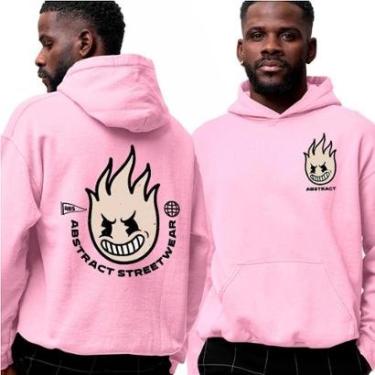 Imagem de Blusa De Frio Moletom‎ Fireball Abstract Streetwear Point-Unissex