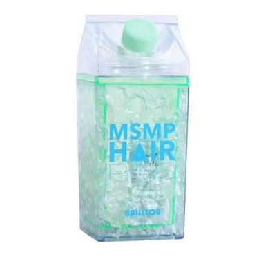 Imagem de Garrafa copo canudo Gel squeeze bico Verde 400ml congelante - Leva pro