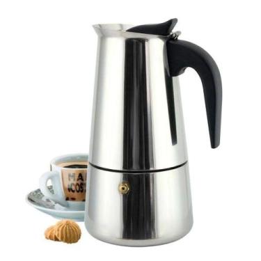 Imagem de Cafeteira Italiana 6 Xícaras De Aço Inox - Art House