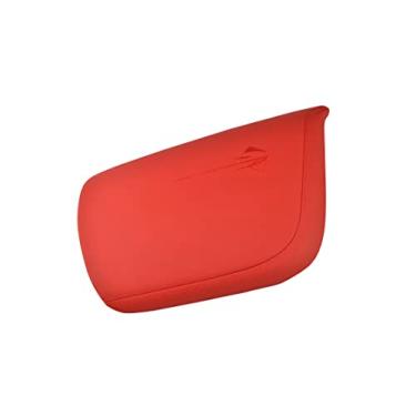 Imagem de GM Accessories 23296448 Tampa de console de chão em couro vermelho adrenalina com logotipo Stingray