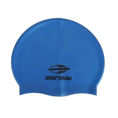 Imagem de Touca De Natação Silicone Adulto Feminina Mormaii, Azul