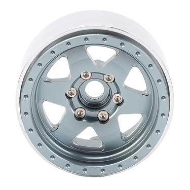 Imagem de Cubos de Roda de Escalada de Liga de Alumínio Leve de 4 Pces, Jantes de Roda de Metal Rc Substituição para Carros Scx10 Rc & Reboques de Escalada (Ti)