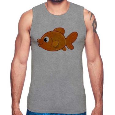 Imagem de Regata Peixinho Brinquedo - Foca na Moda, Cinza, M
