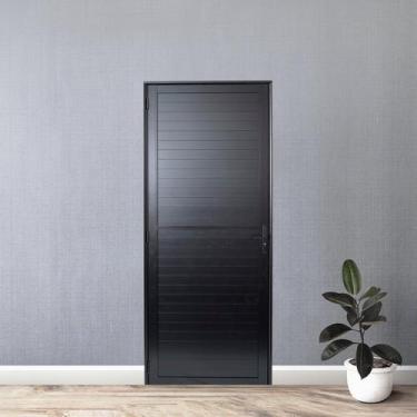 Imagem de Porta de Aluminio Lambri 210x70cm Linha Premium Lux-esquadrias - Lux E