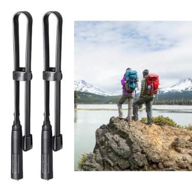 Imagem de Bingfu Antena de rádio dobrável CS tática SMA fêmea de presunto com 2 unidades de banda dupla VHF UHF 136-520 MHz 18,5 polegadas Antena para Kenwood Baofeng BF-F8HP UV-5R UV-82 BF-888S GT-3 Ham Rádio bidirecional Walkie Talkie