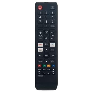 Imagem de Allimity BN59-01315J Controle remoto substituído adequado para Samsung Smart TV com Netflix, teclas de botão do aplicativo PrimeVideo UN50TU7000FXZC UN55TU7000FXZC UN55TU7000FXZA UN43TU7000FXZA